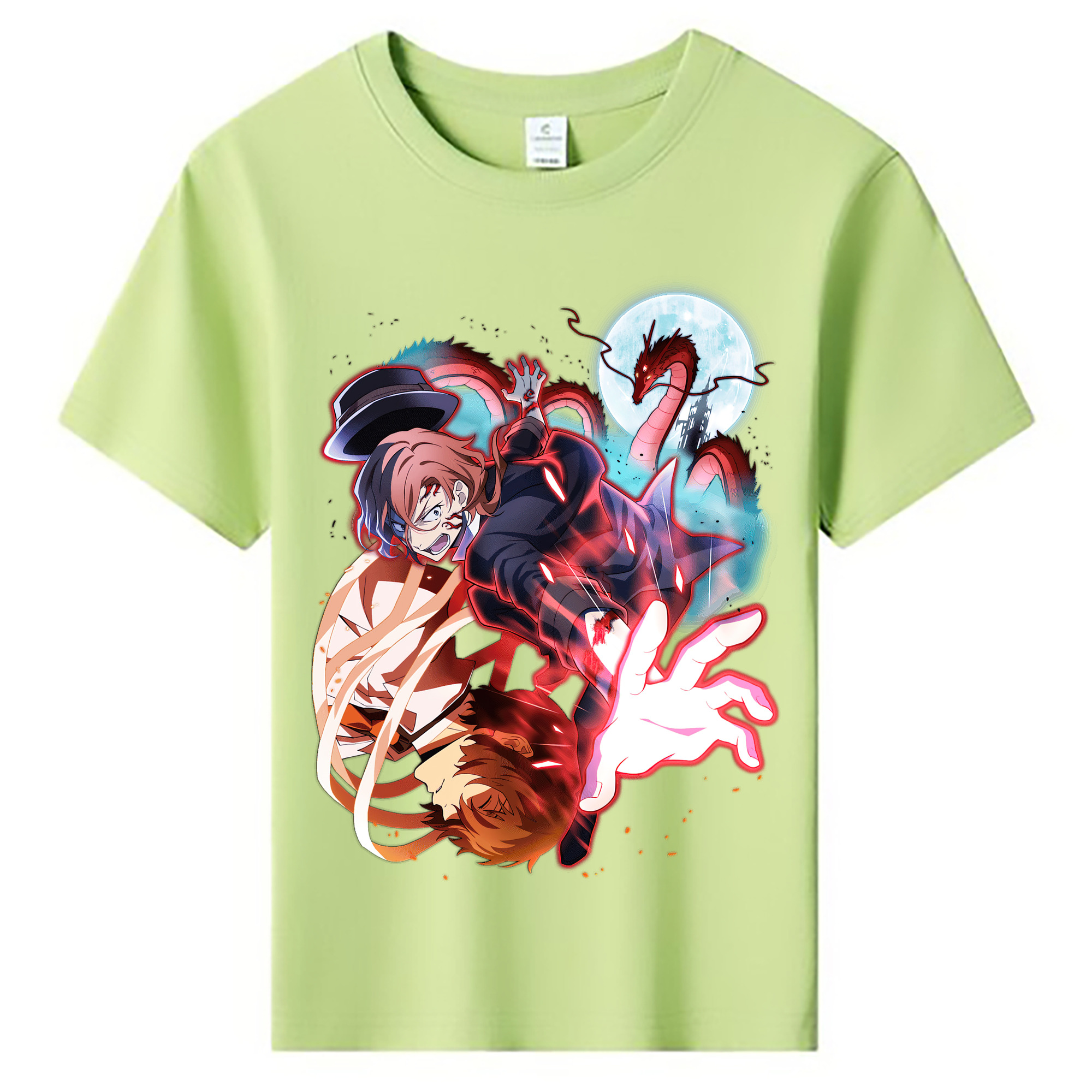 （画像用） 文豪ストレイドッグス Bungo Stray Dogs 綿100％キッズTシャツ（フロントプリント）
